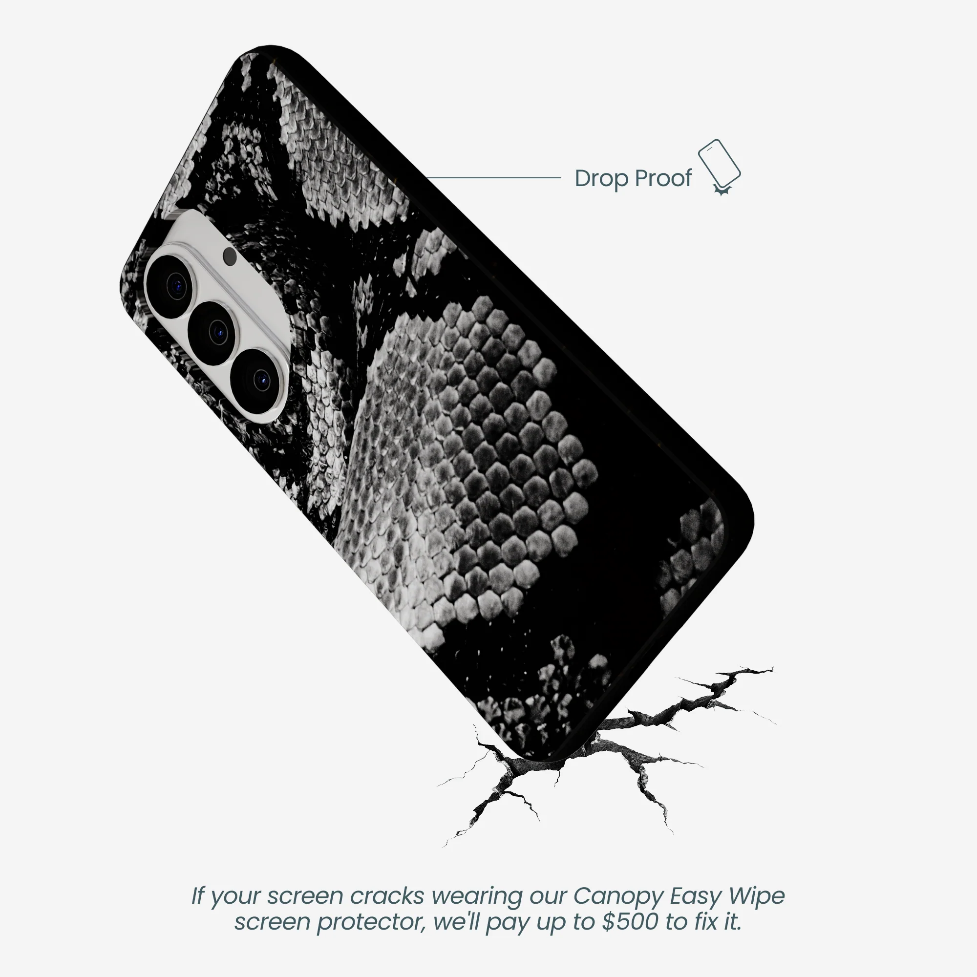 Black Snake Scale Samsung Galaxy S26 Case - Image 5