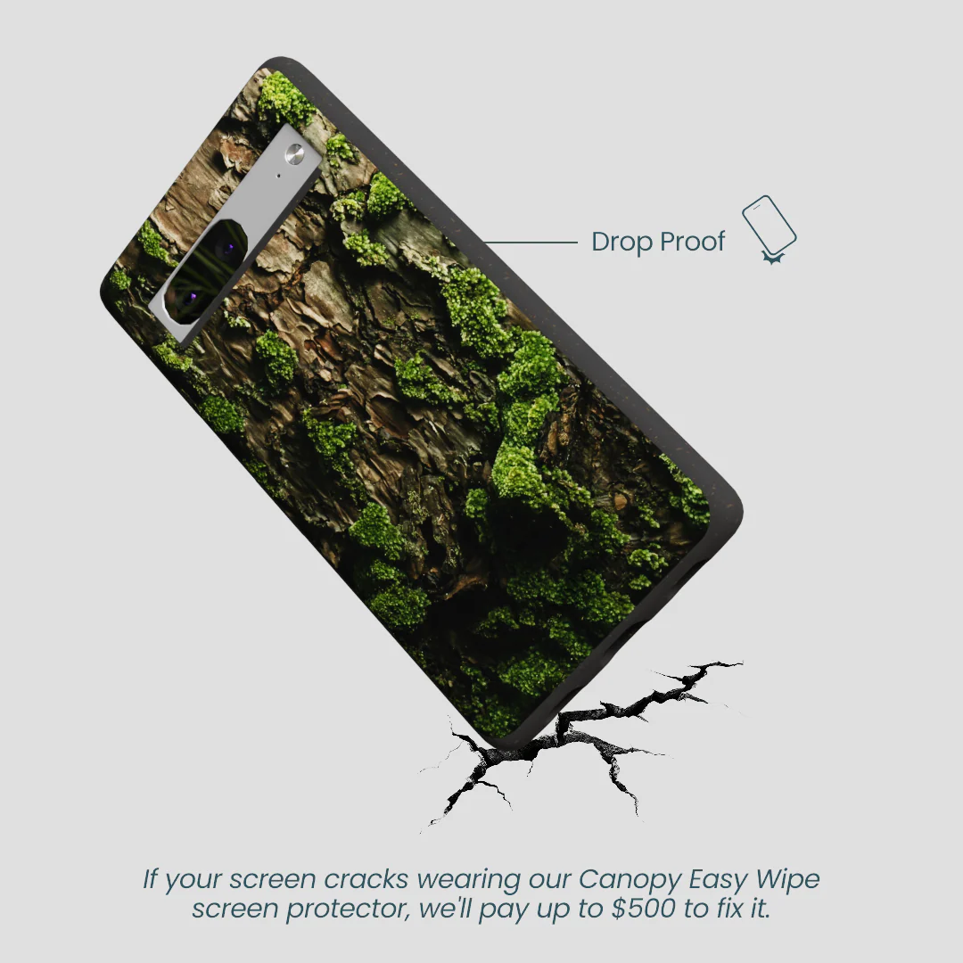 Black Tree Bark Google Pixel 7 Case - Image 5