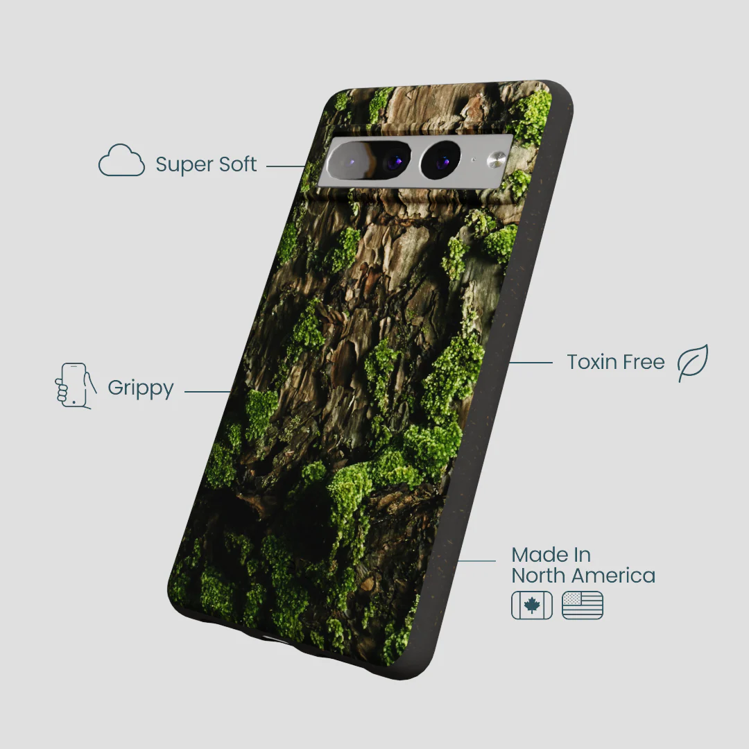 Black Tree Bark Google Pixel 7 Pro Case - Image 4