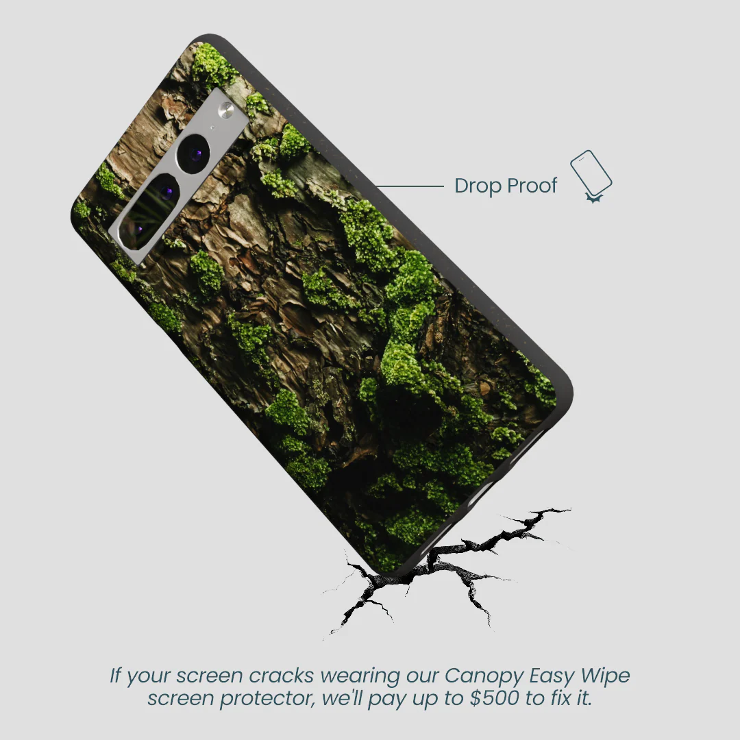 Black Tree Bark Google Pixel 7 Pro Case - Image 5