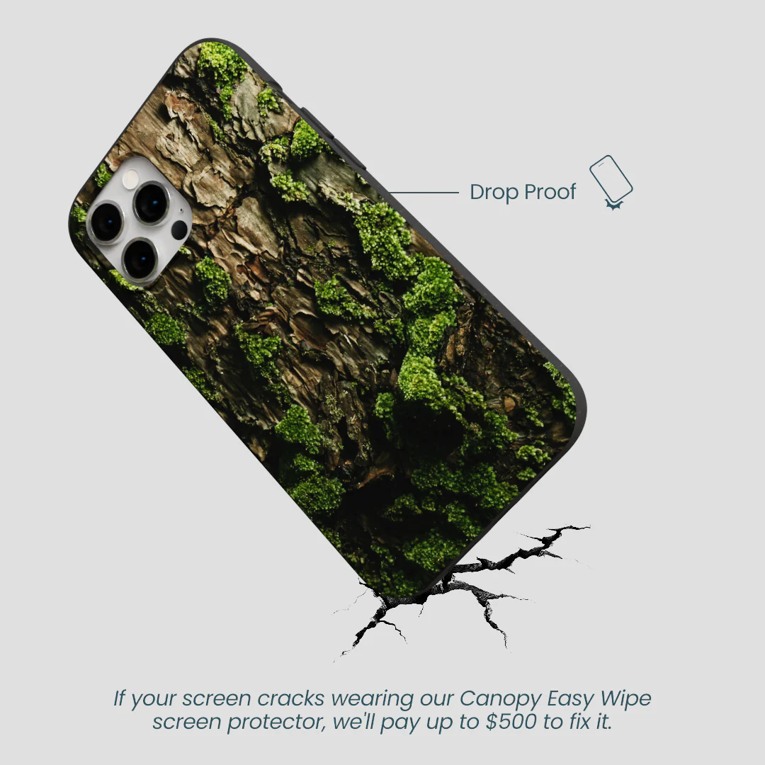 Black Tree Bark iPhone 12 Pro Max Case - Image 5