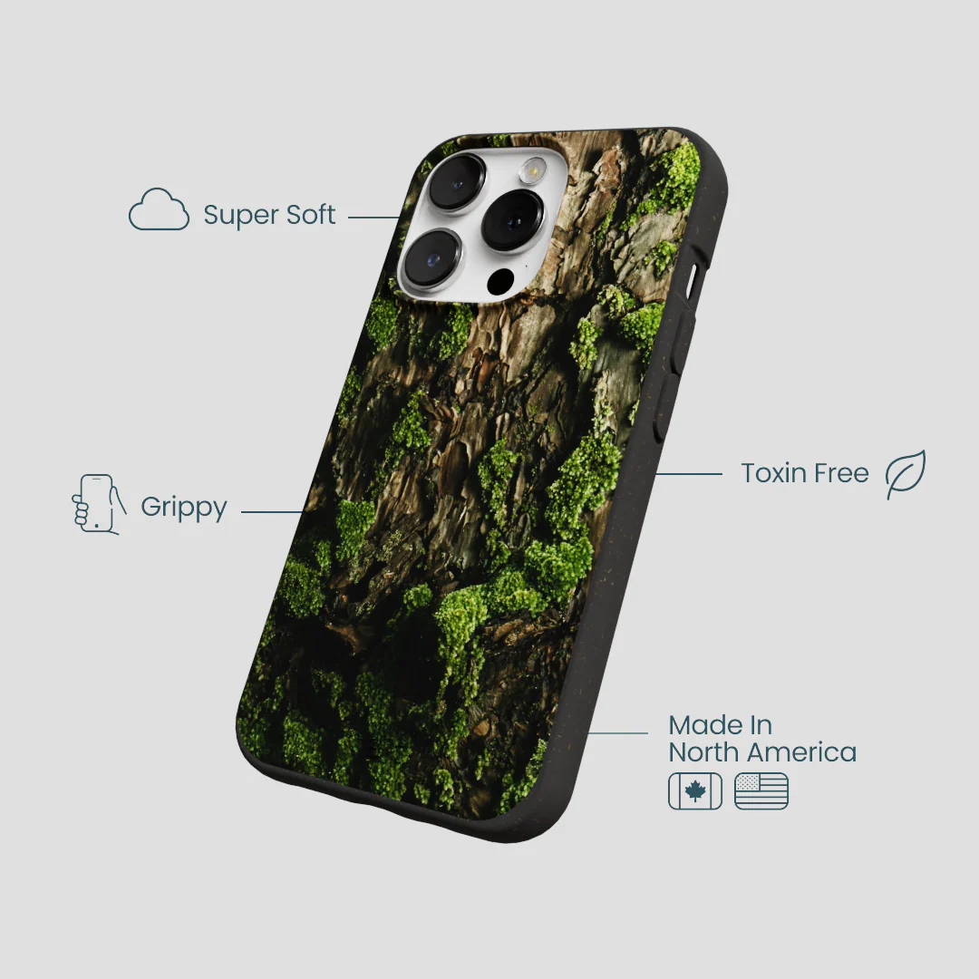 Black Tree Bark iPhone 13 Pro Case - Image 4