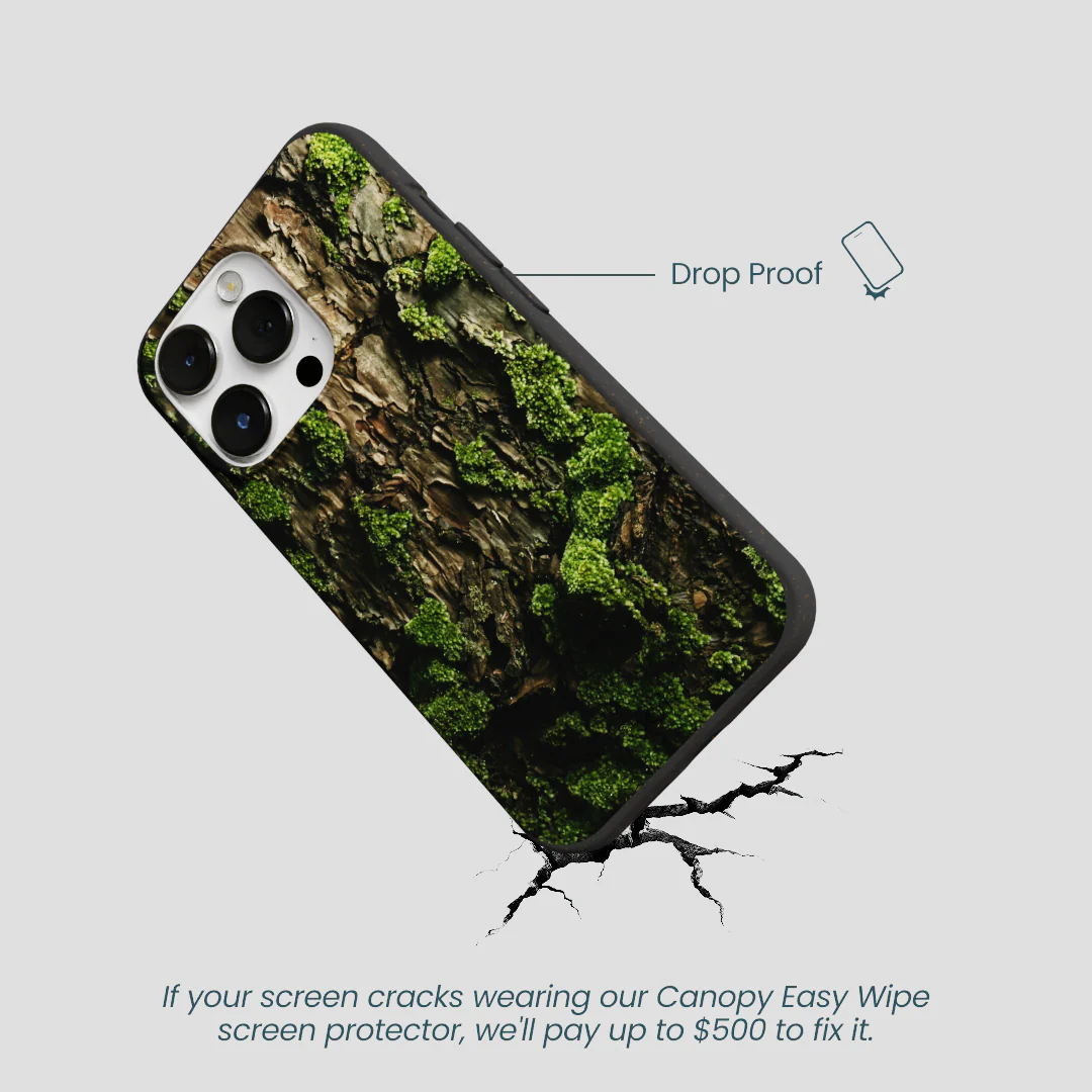 Black Tree Bark iPhone 13 Pro Case - Image 5