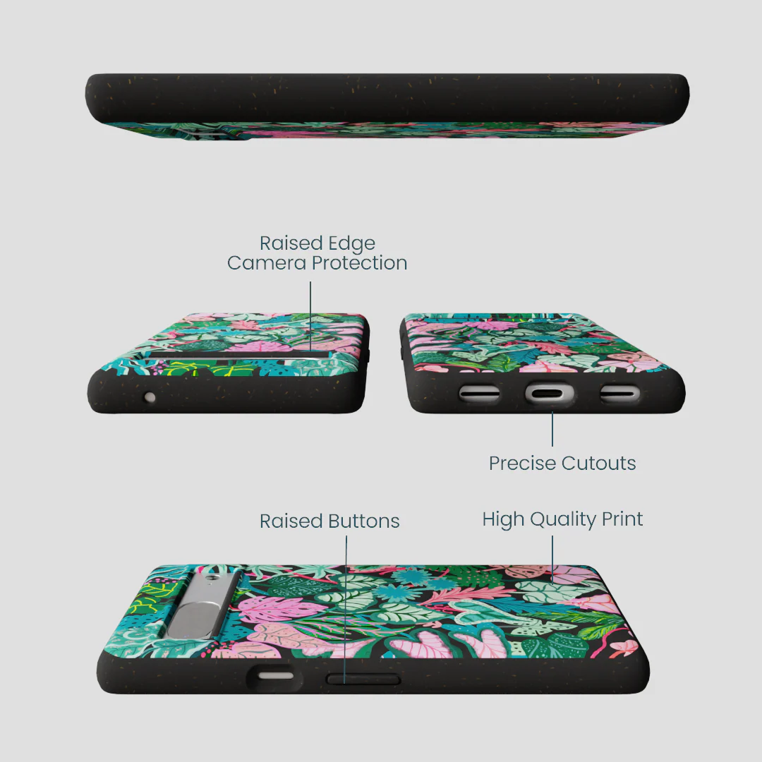 Black Tropic Noir Google Pixel 7 Case - Image 3