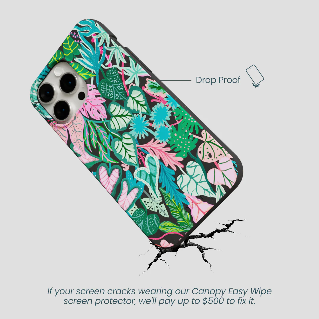 Black Tropic Noir iPhone 14 Pro Max Case - Image 5