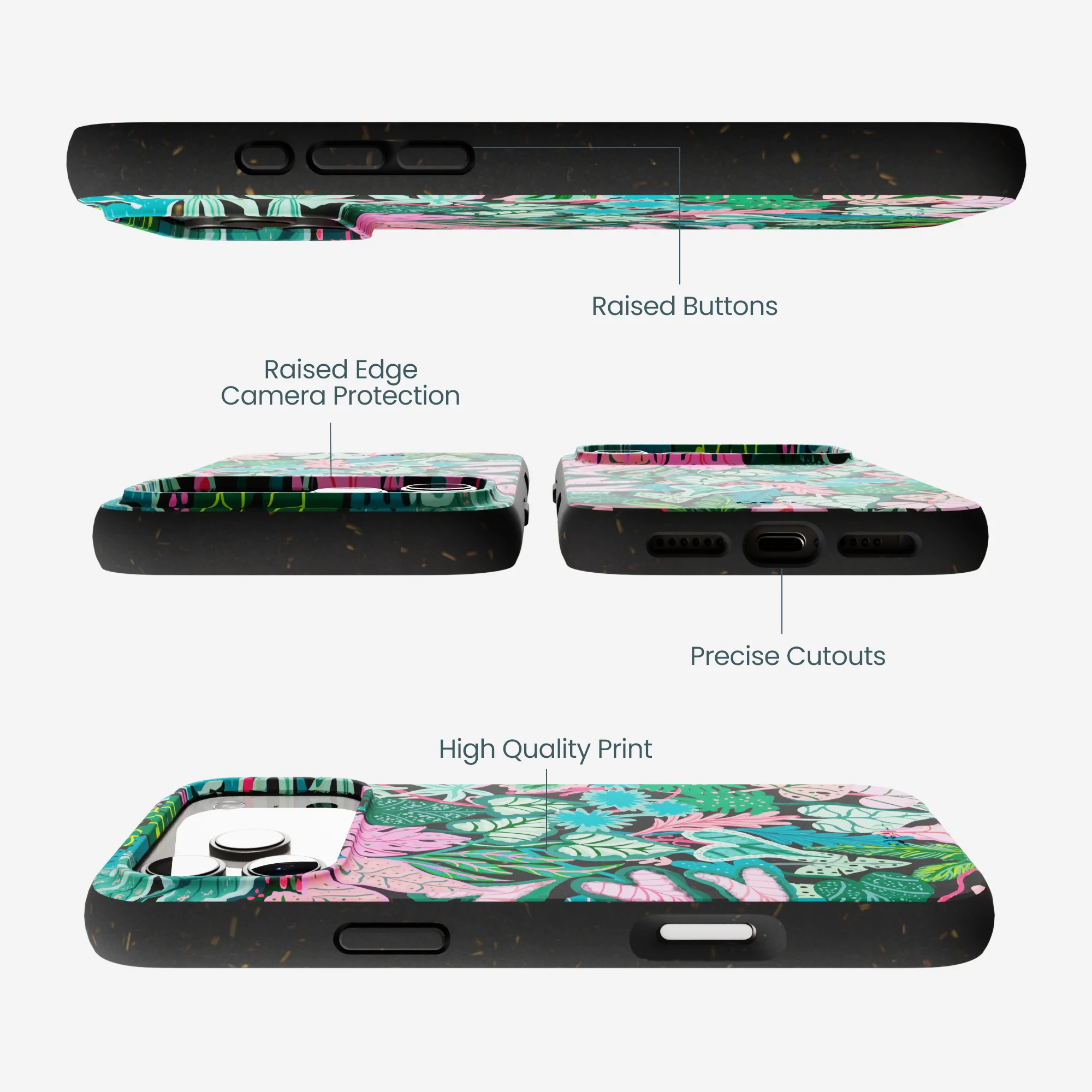 Black Tropic Noir iPhone 17 Pro Max Case - Image 3