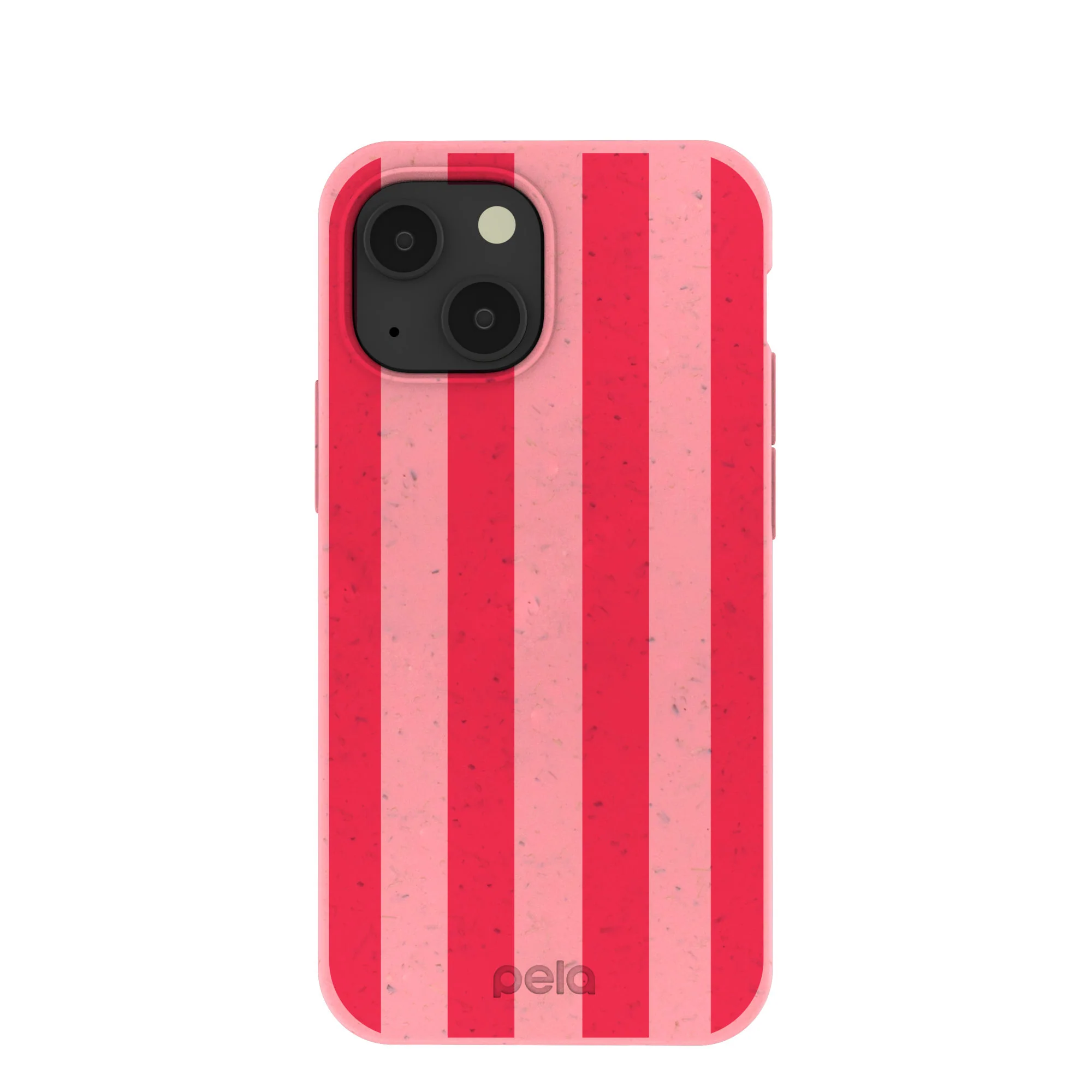 Bubblegum Pink Big Pink Stripes iPhone 13 Mini Case