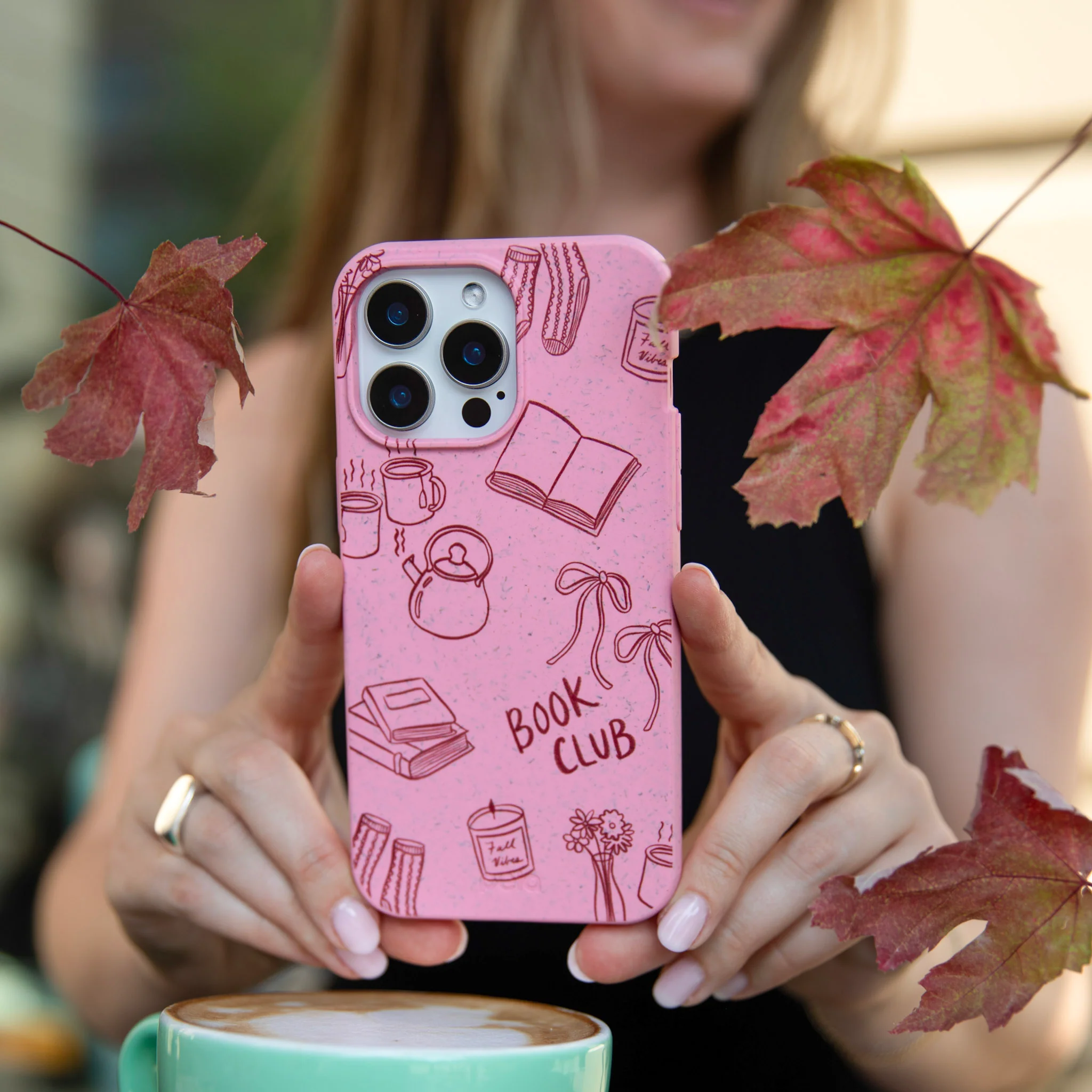 Bubblegum Pink Book Club Google Pixel 6a Case - Image 2