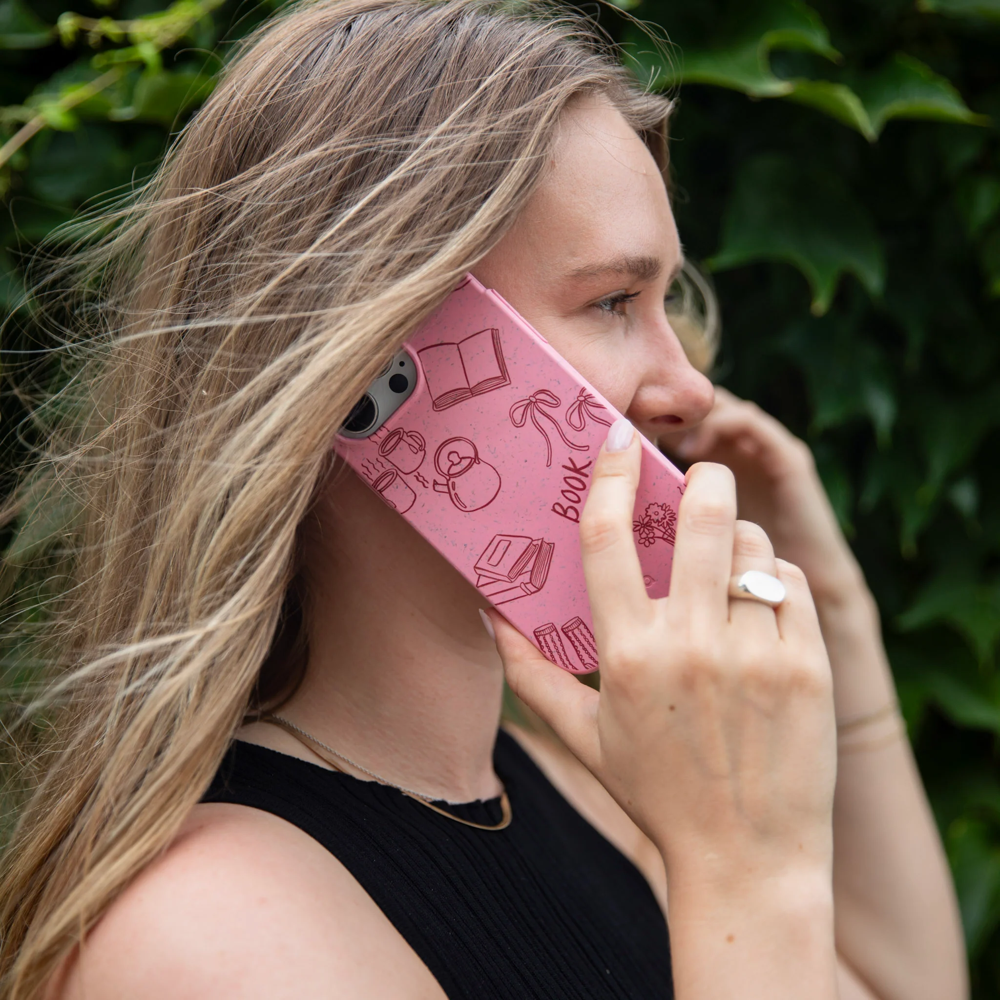 Bubblegum Pink Book Club Google Pixel 8 Case - Image 6