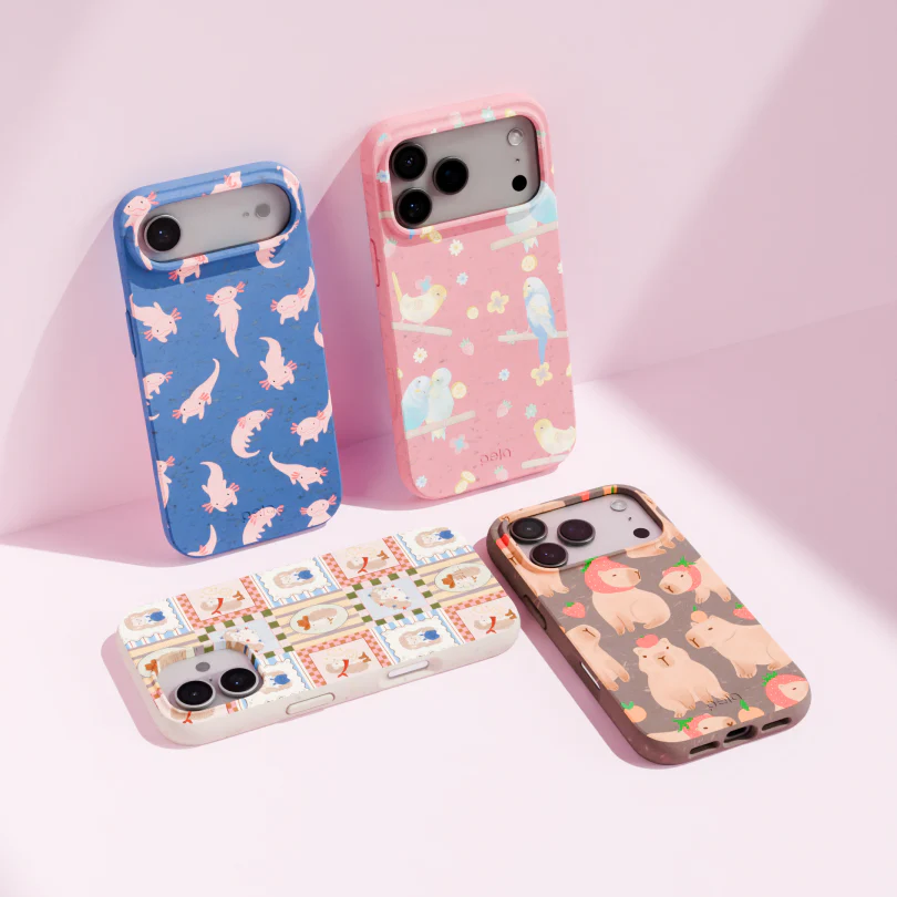 Bubblegum Pink Budgie Daydream Google Pixel 8a Case - Image 5