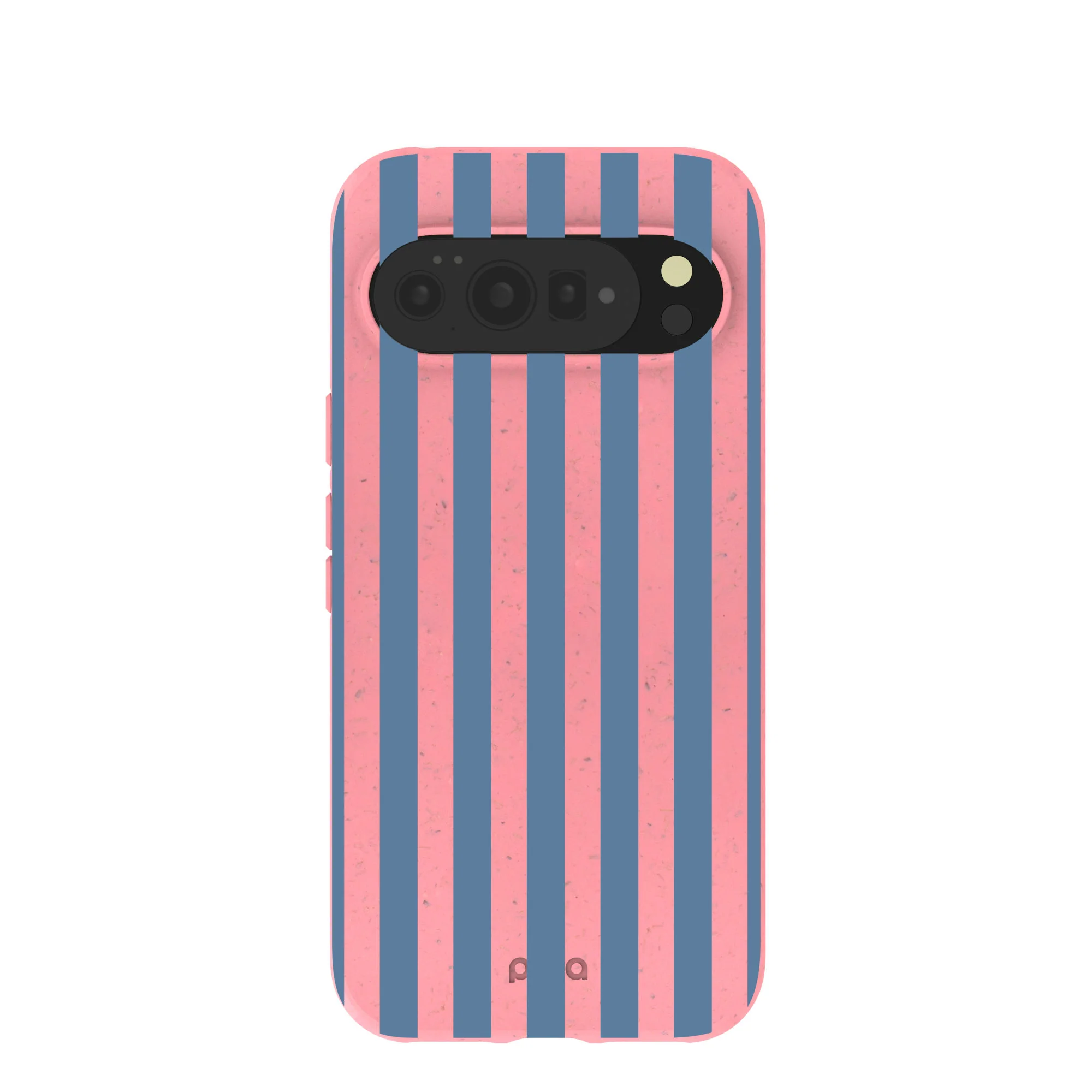 Bubblegum Pink Candy Blue Stripes Google Pixel 10 Pro XL Case