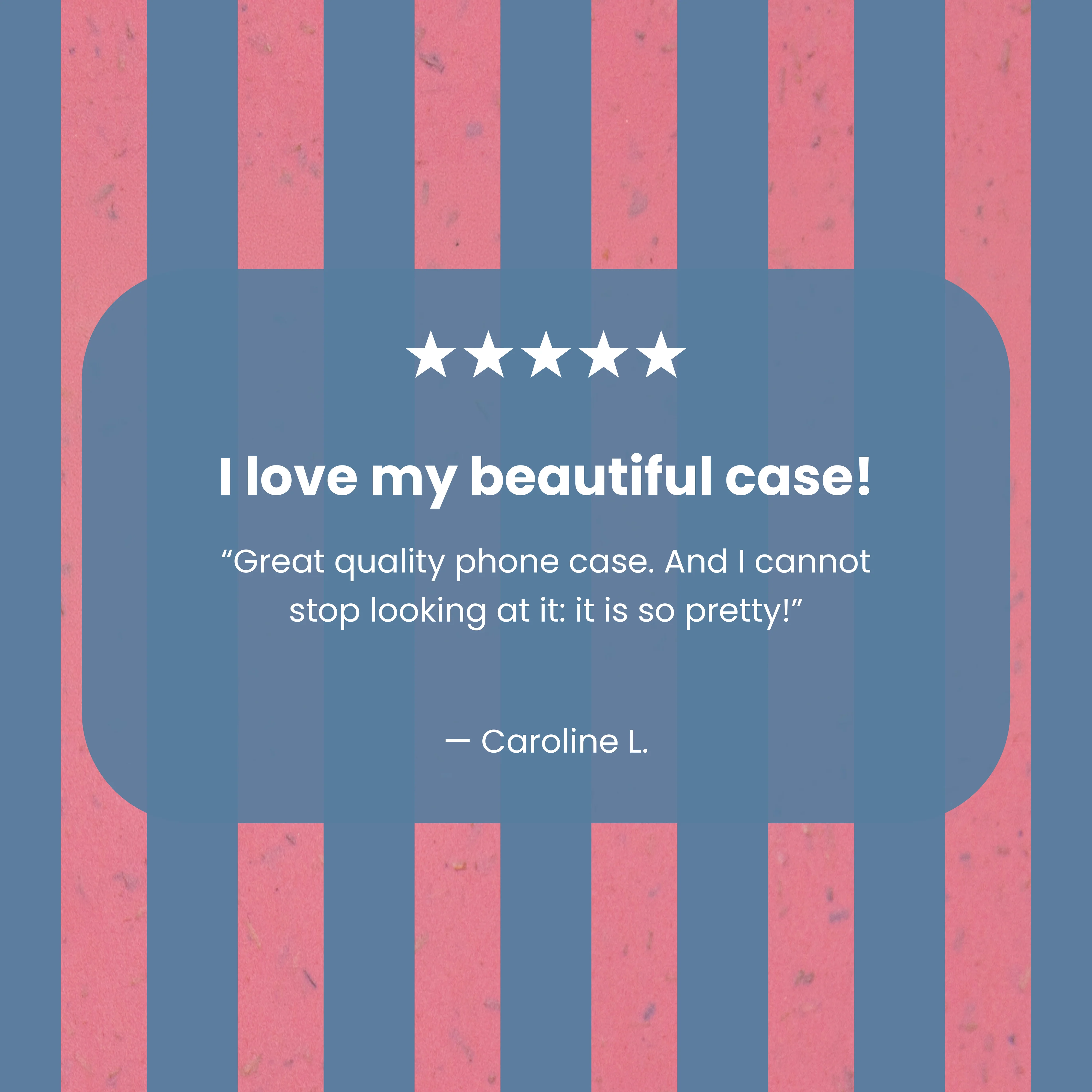Bubblegum Pink Candy Blue Stripes Google Pixel 10a Case - Image 3