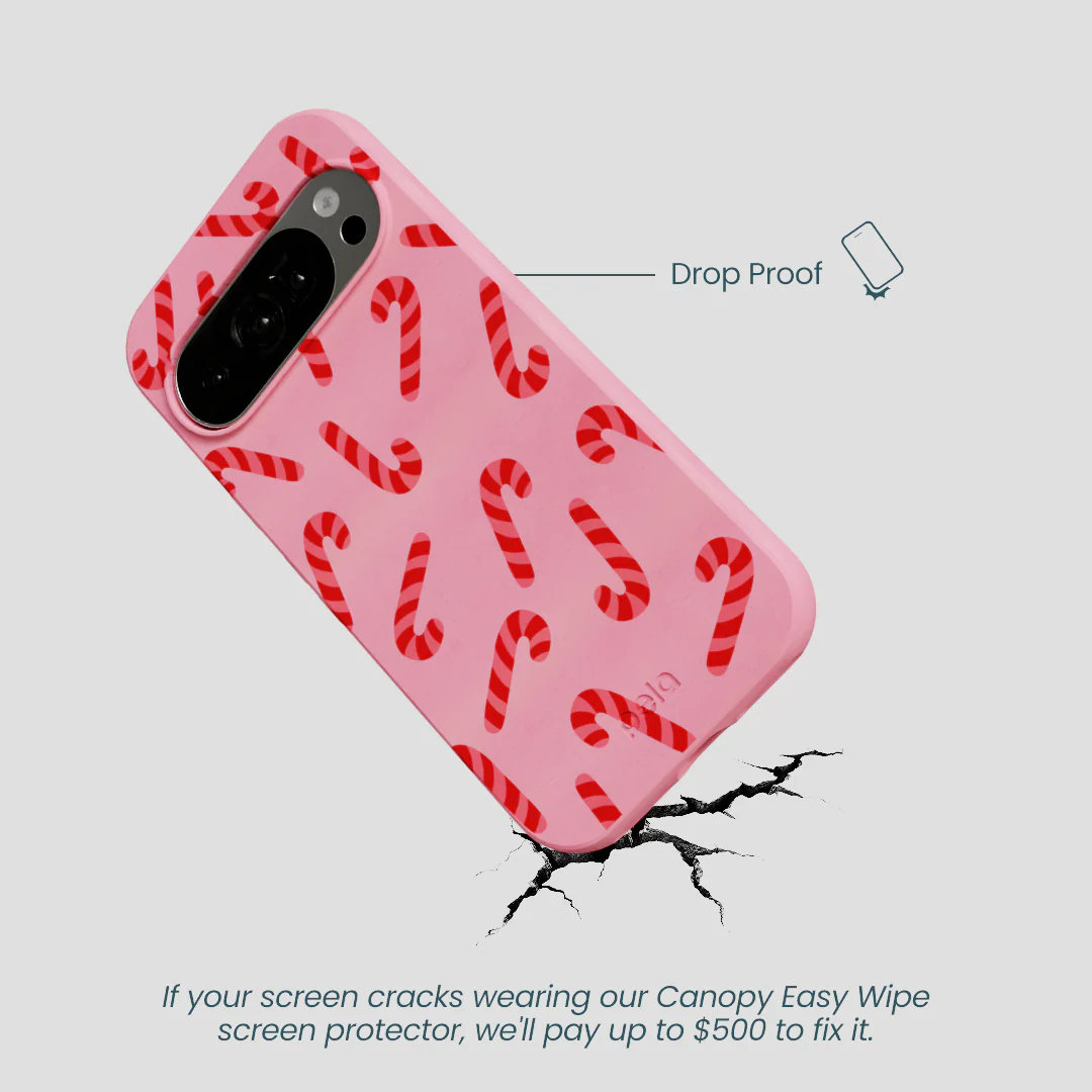 Bubblegum Pink Candy Cane Chaos Google Pixel 10/10 Pro Case - Image 5
