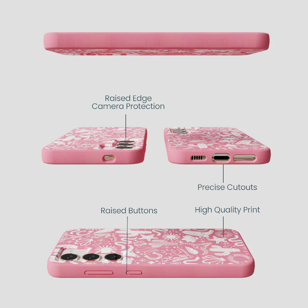 Bubblegum Pink Coastal Rodeo Samsung Galaxy S23 Case - Image 2