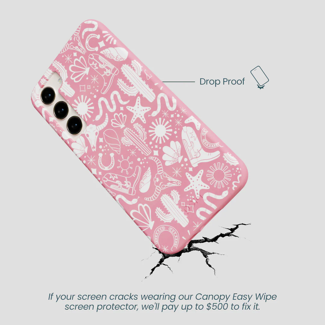 Bubblegum Pink Coastal Rodeo Samsung Galaxy S23+(Plus) Case - Image 4