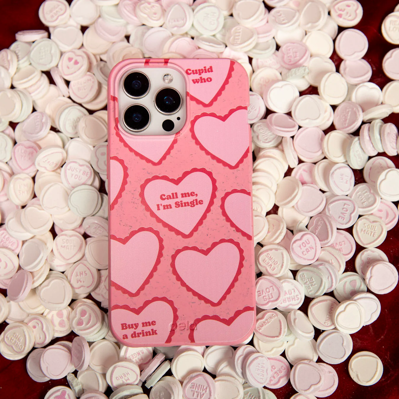 Bubblegum Pink Cupid Who Google Pixel 6a Case - Image 2