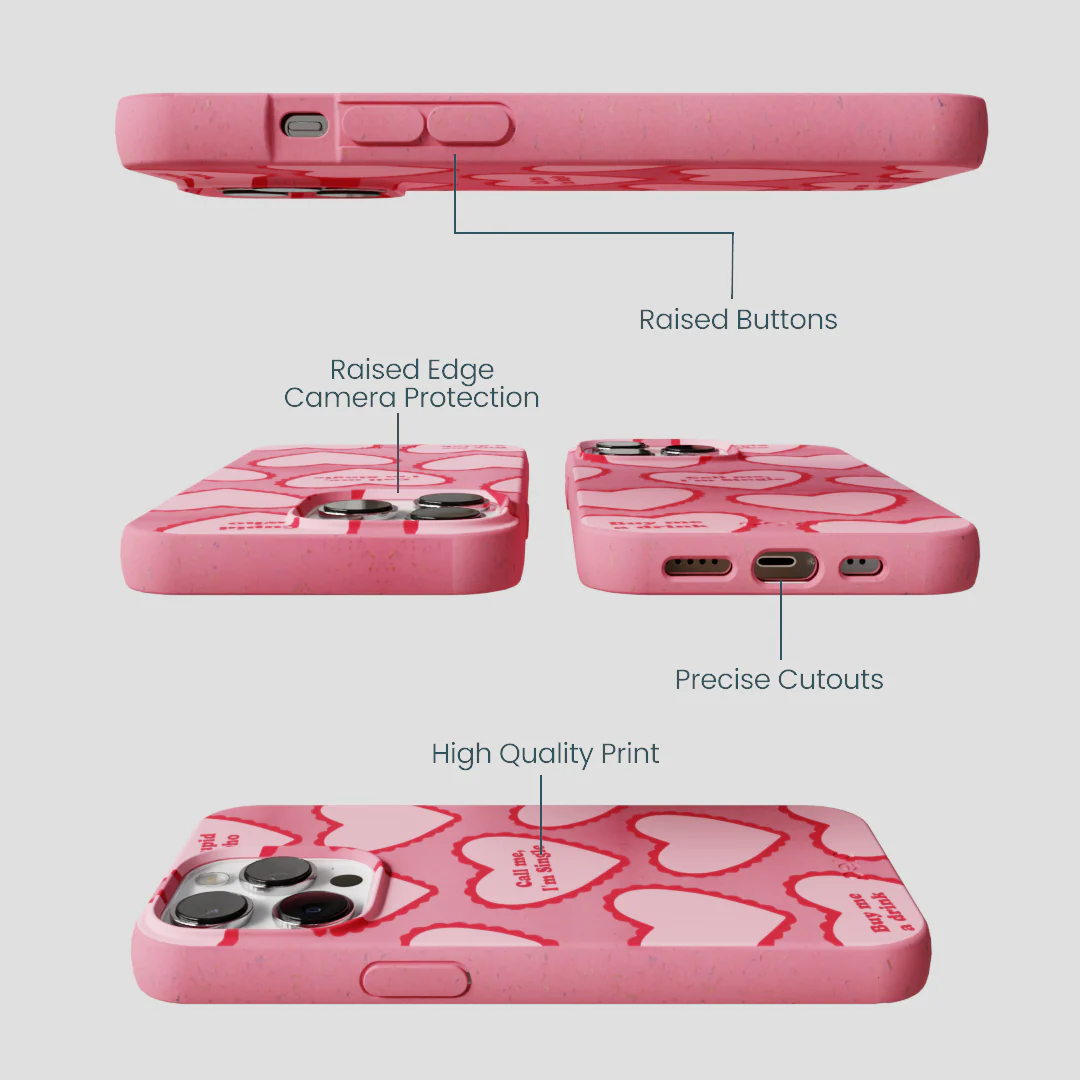 Bubblegum Pink Cupid Who iPhone 13 Pro Max Case - Image 3
