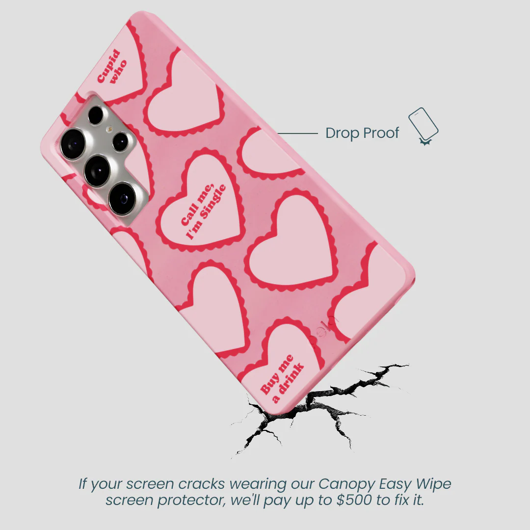Bubblegum Pink Cupid Who Samsung Galaxy S25 Ultra Case - Image 5