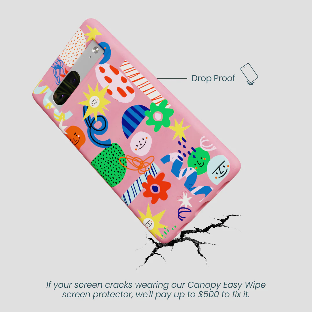 Bubblegum Pink Daydreaming Google Pixel 7 Case - Image 5