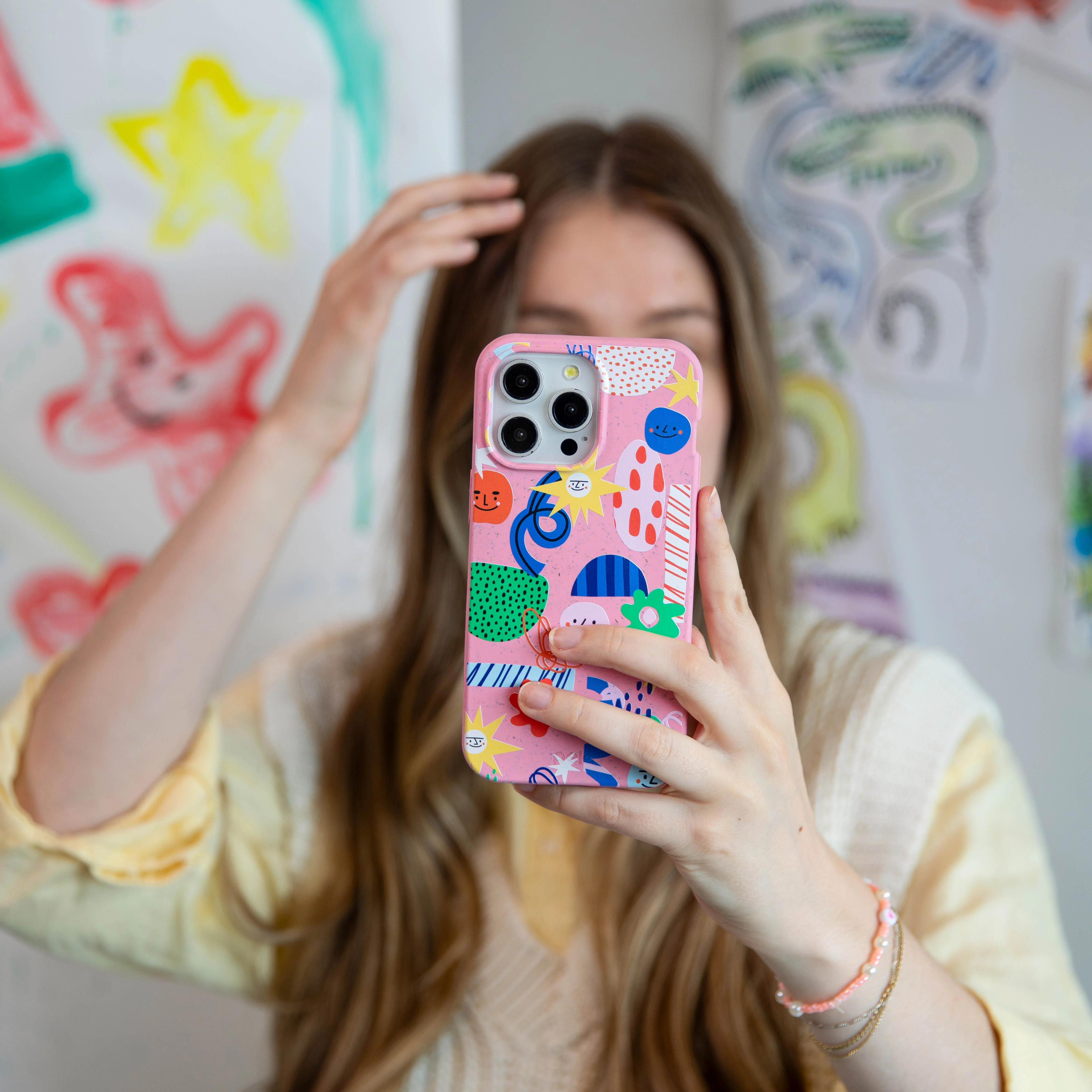 Bubblegum Pink Daydreaming iPhone 13 Pro Max Case - Image 6