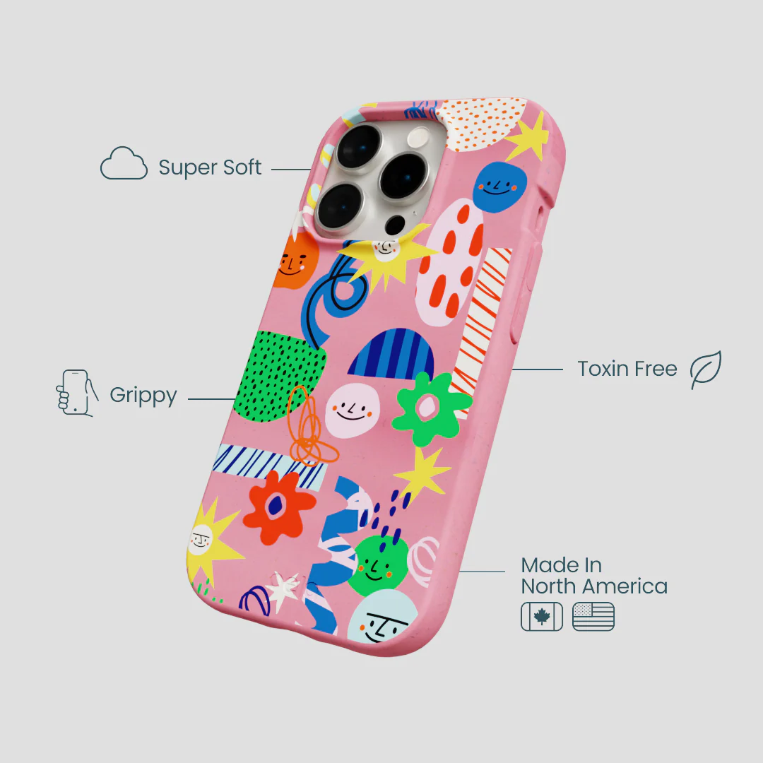 Bubblegum Pink Daydreaming iPhone 15 Pro Case - Image 4