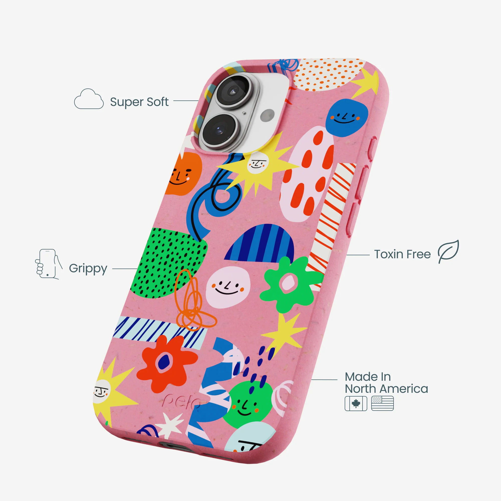 Bubblegum Pink Daydreaming iPhone 17 Case - Image 4
