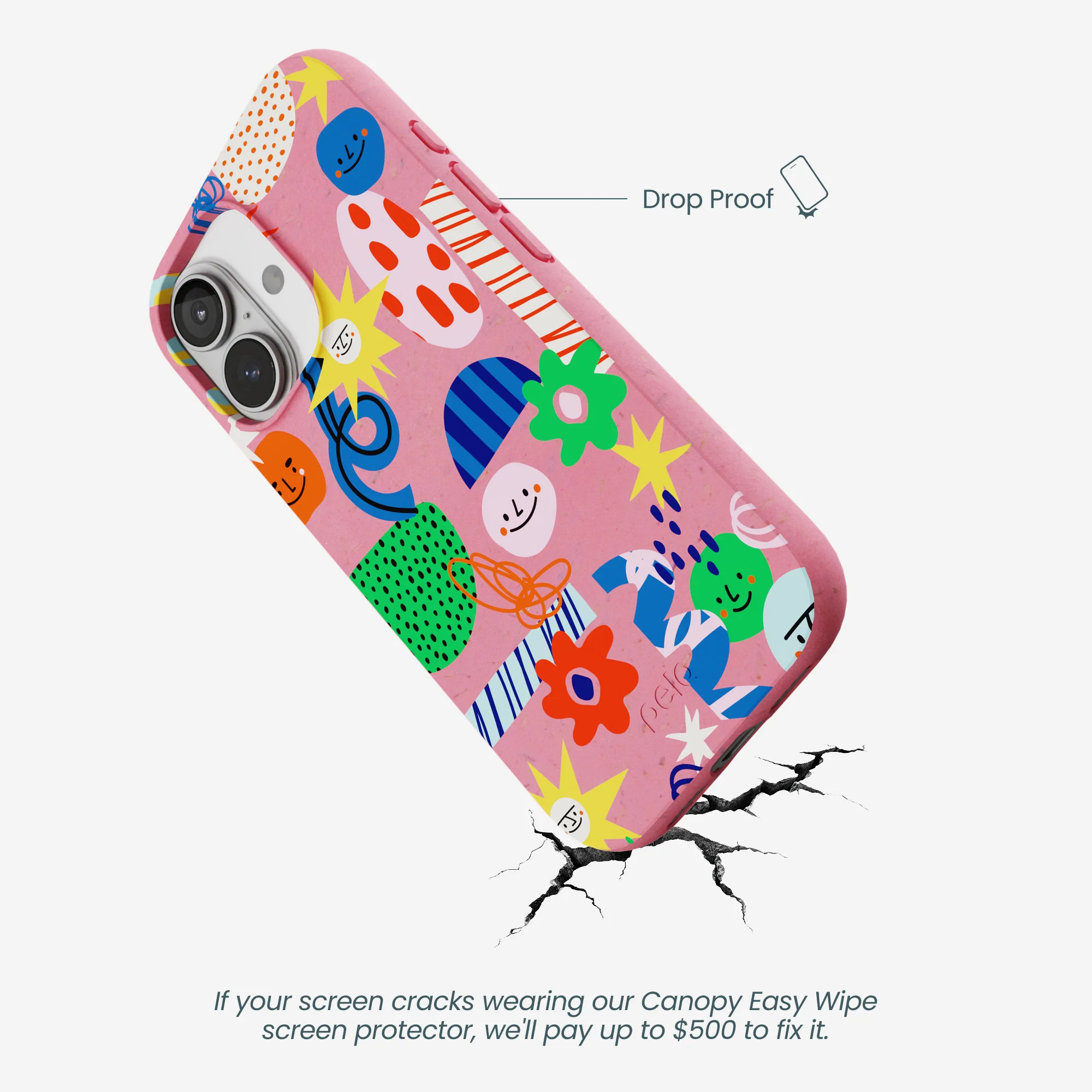 Bubblegum Pink Daydreaming iPhone 17 Case - Image 5