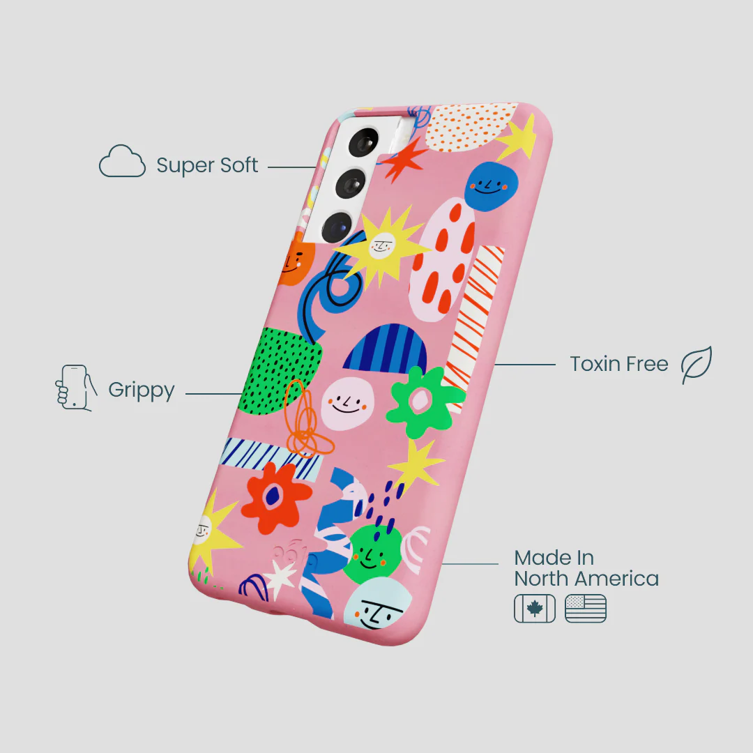Bubblegum Pink Daydreaming Samsung Galaxy S21 Case - Image 4