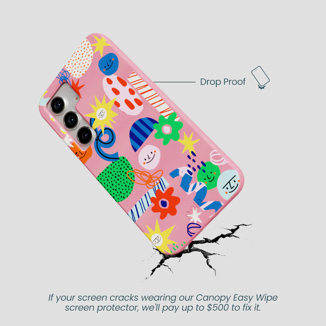 Bubblegum Pink Daydreaming Samsung Galaxy S25 Case - Image 5
