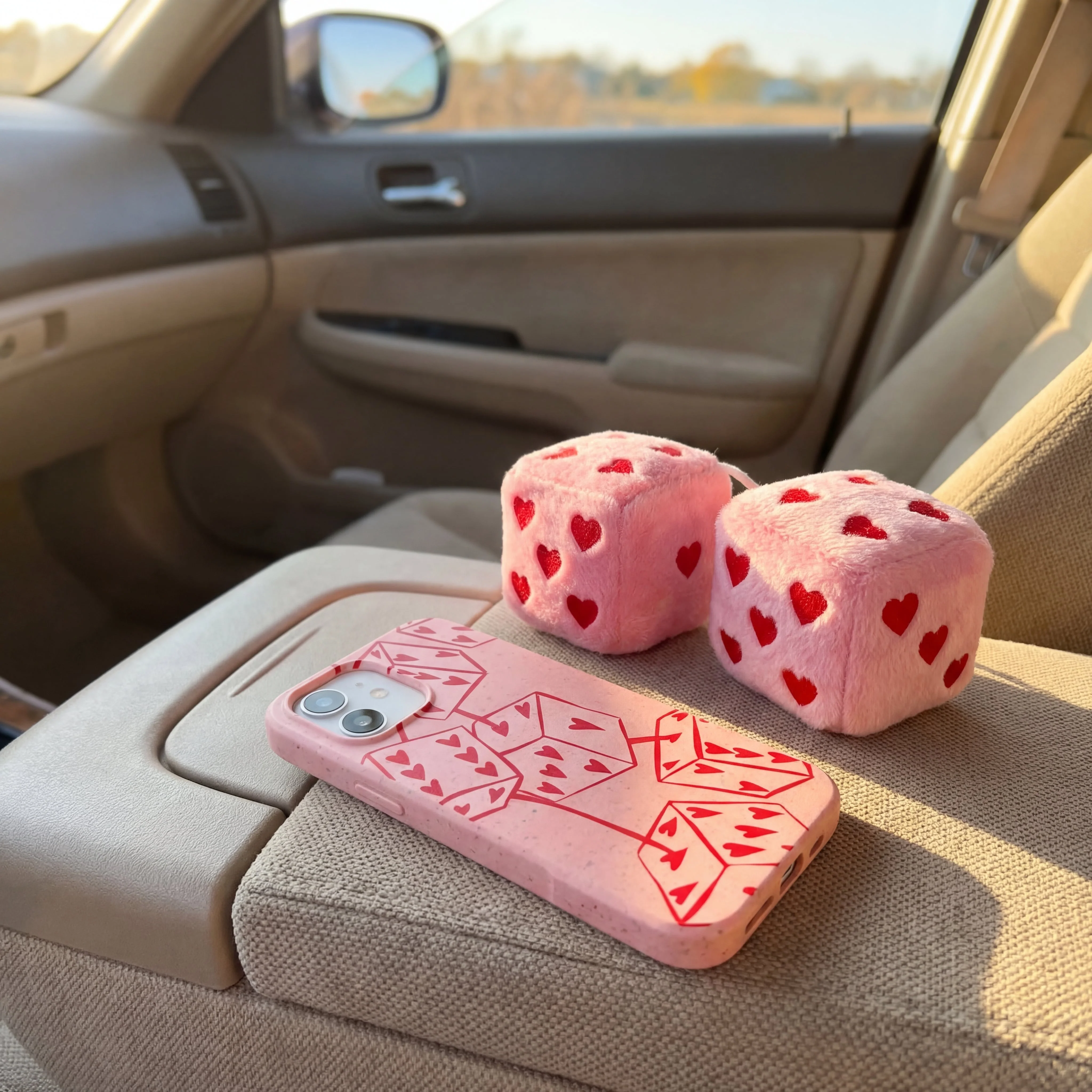 Bubblegum Pink Dicey Cherries iPhone Air Case - Image 2