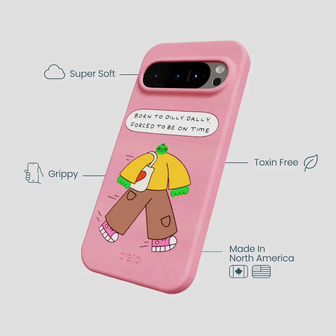 Bubblegum Pink Dilly Dally Google Pixel 9/9 Pro Case - Image 4