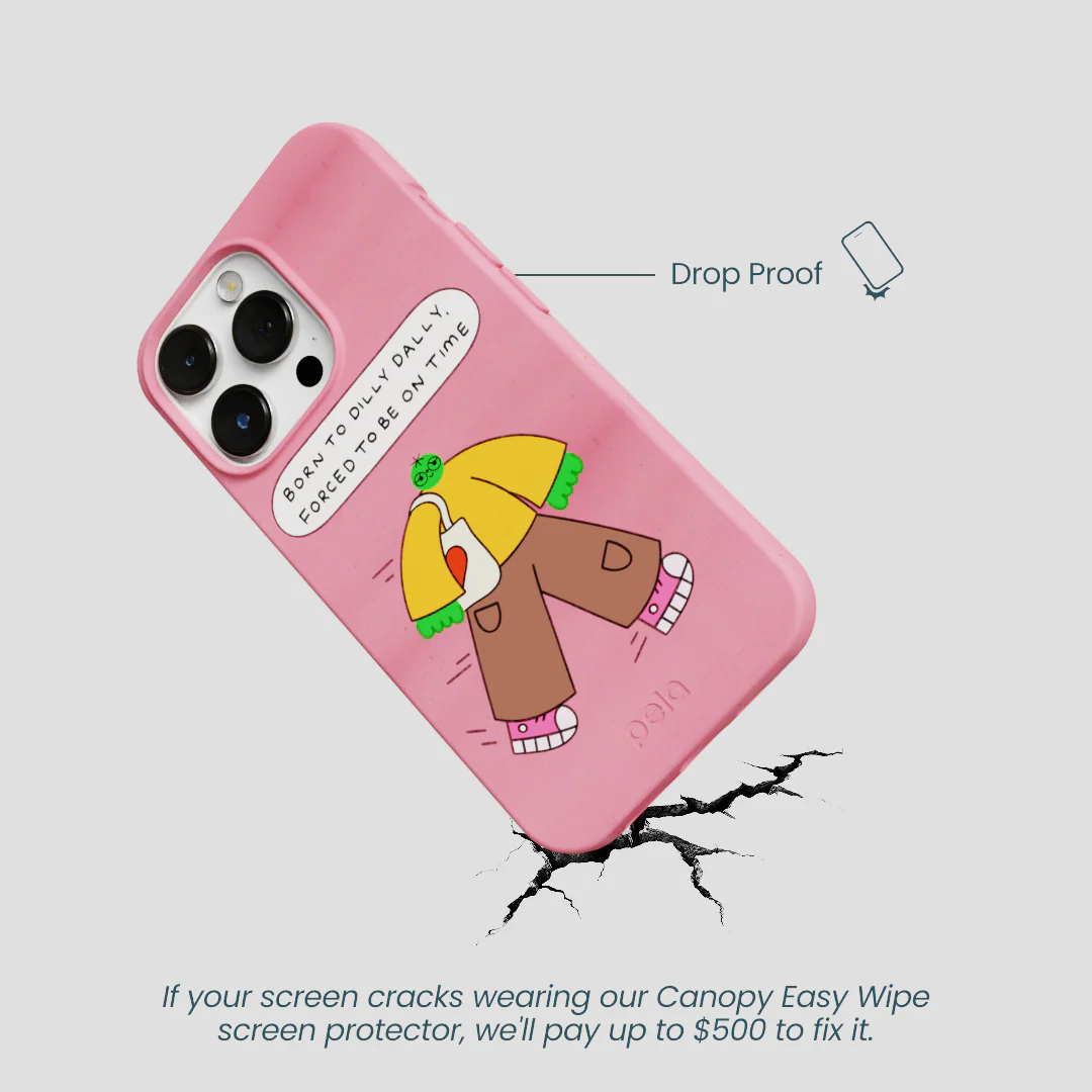 Bubblegum Pink Dilly Dally iPhone 13 Pro Case - Image 5