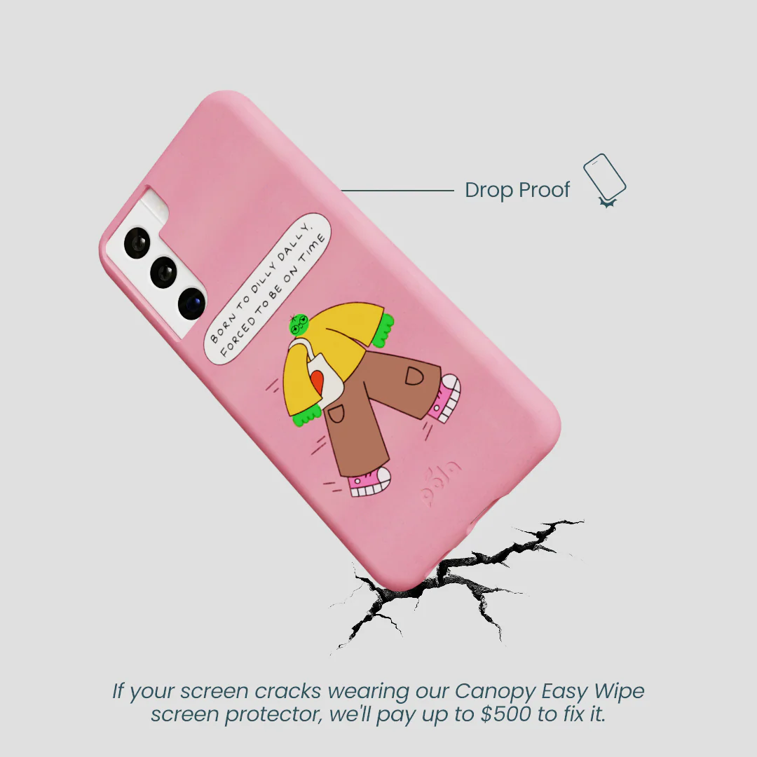 Bubblegum Pink Dilly Dally Samsung Galaxy S22 Case - Image 5