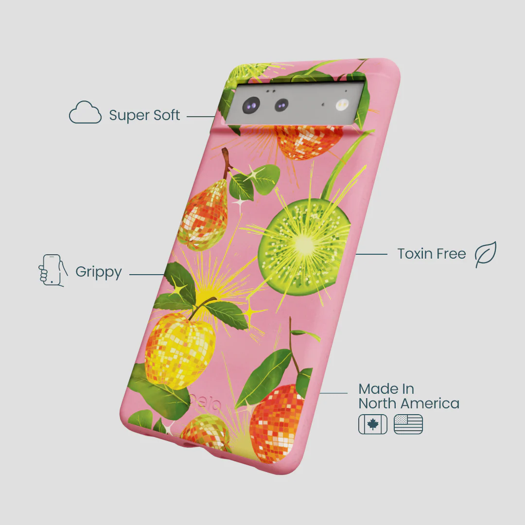 Bubblegum Pink Disco Fruity Google Pixel 6 Case - Image 4
