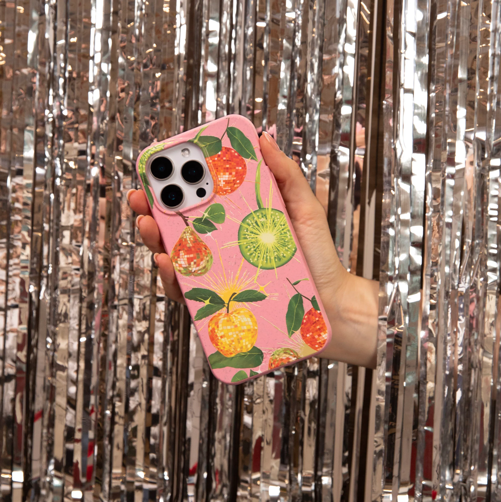 Bubblegum Pink Disco Fruity Google Pixel 7 Pro Case - Image 2