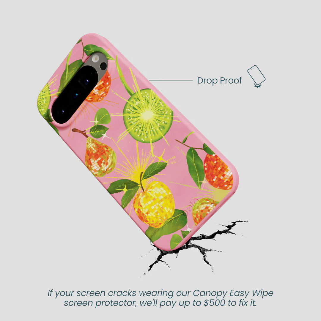 Bubblegum Pink Disco Fruity Google Pixel 9/9 Pro Case - Image 5