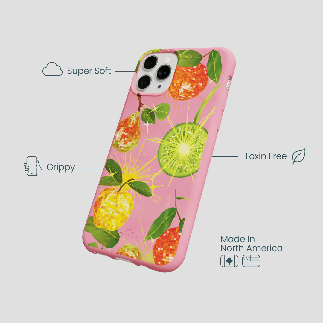 Bubblegum Pink Disco Fruity iPhone 11 Pro Case - Image 4