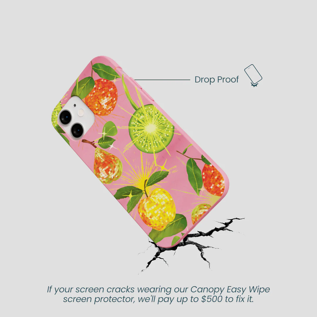 Bubblegum Pink Disco Fruity iPhone 12 Mini Case - Image 5