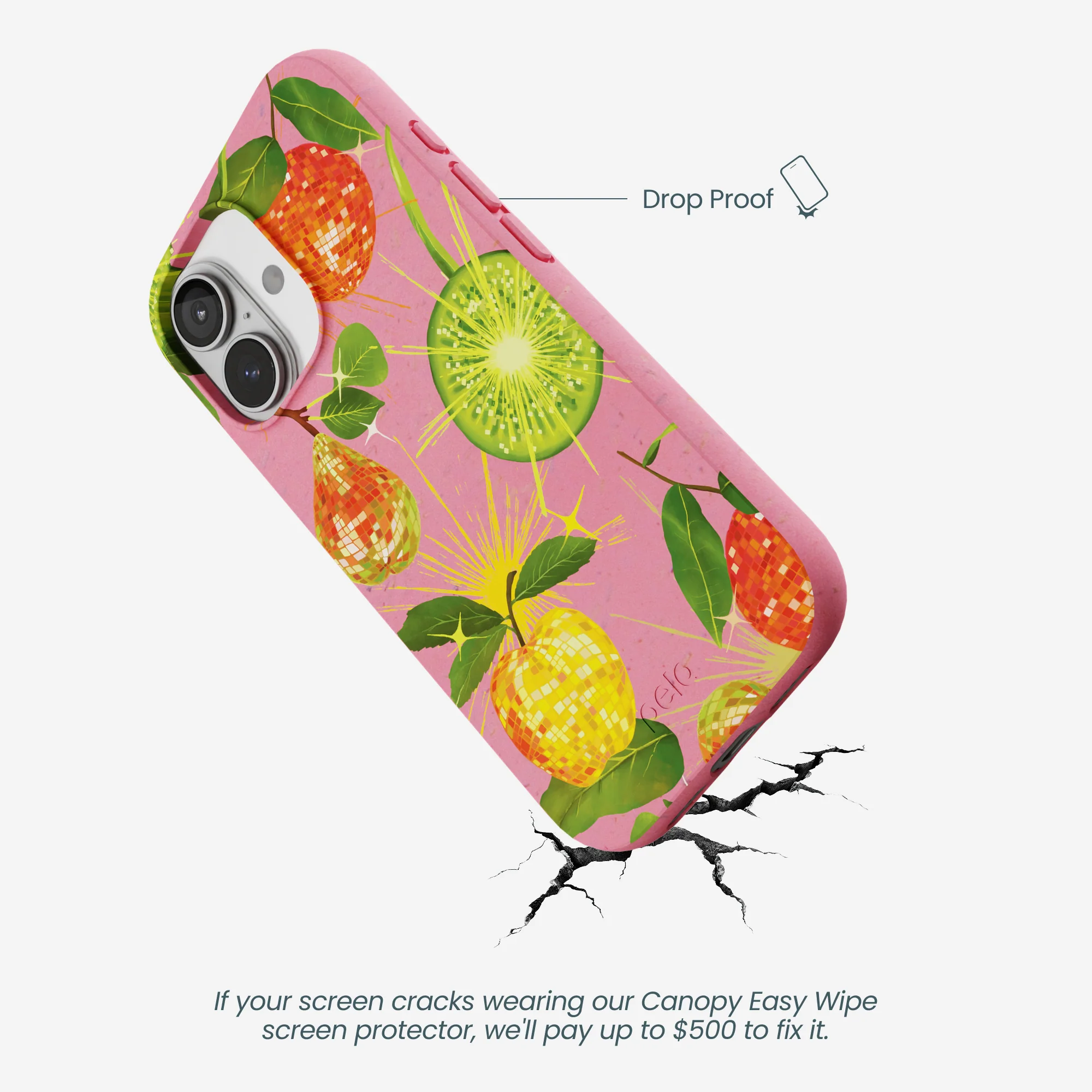 Bubblegum Pink Disco Fruity iPhone 17 Case - Image 5