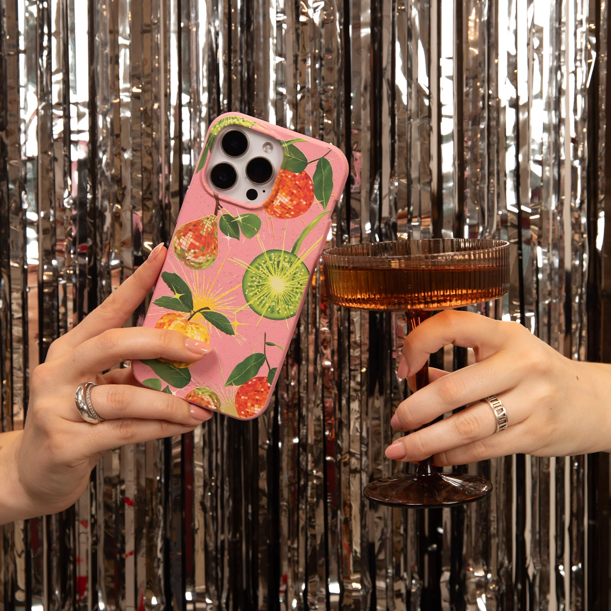 Bubblegum Pink Disco Fruity Samsung Galaxy S22 Case - Image 6
