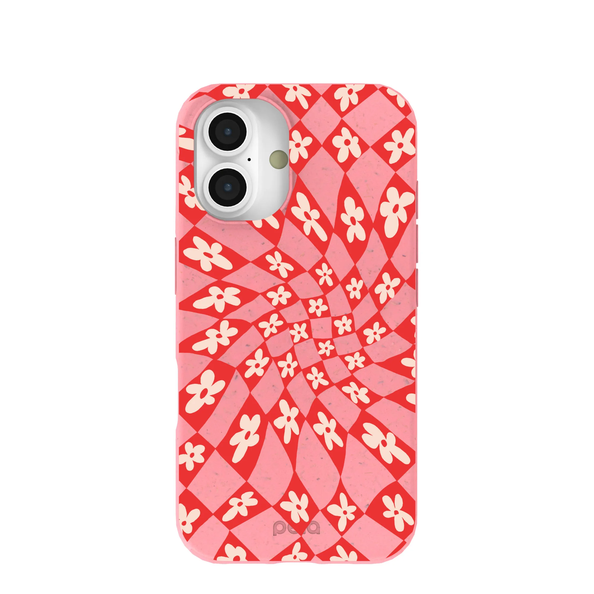 Bubblegum Pink Funky Fleurs iPhone 16 Case
