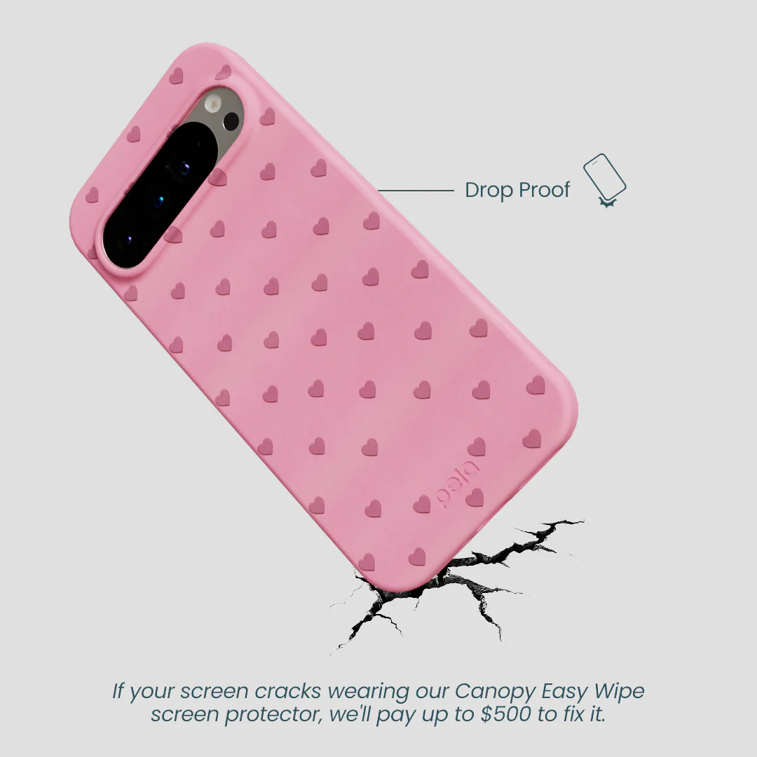 Bubblegum Pink Hearts Google Pixel 9 Pro XL Case - Image 4