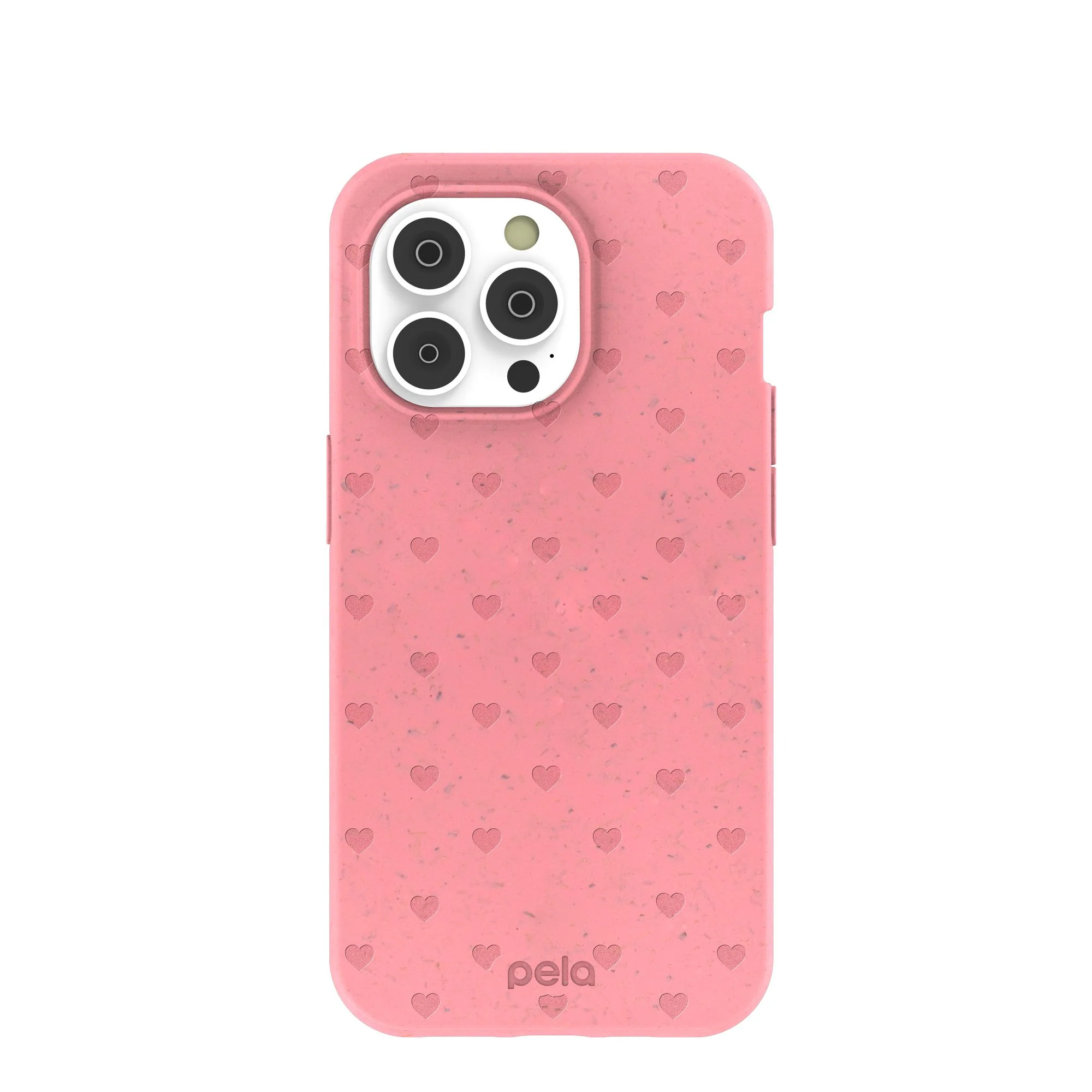 Bubblegum Pink Hearts iPhone 14 Pro Case
