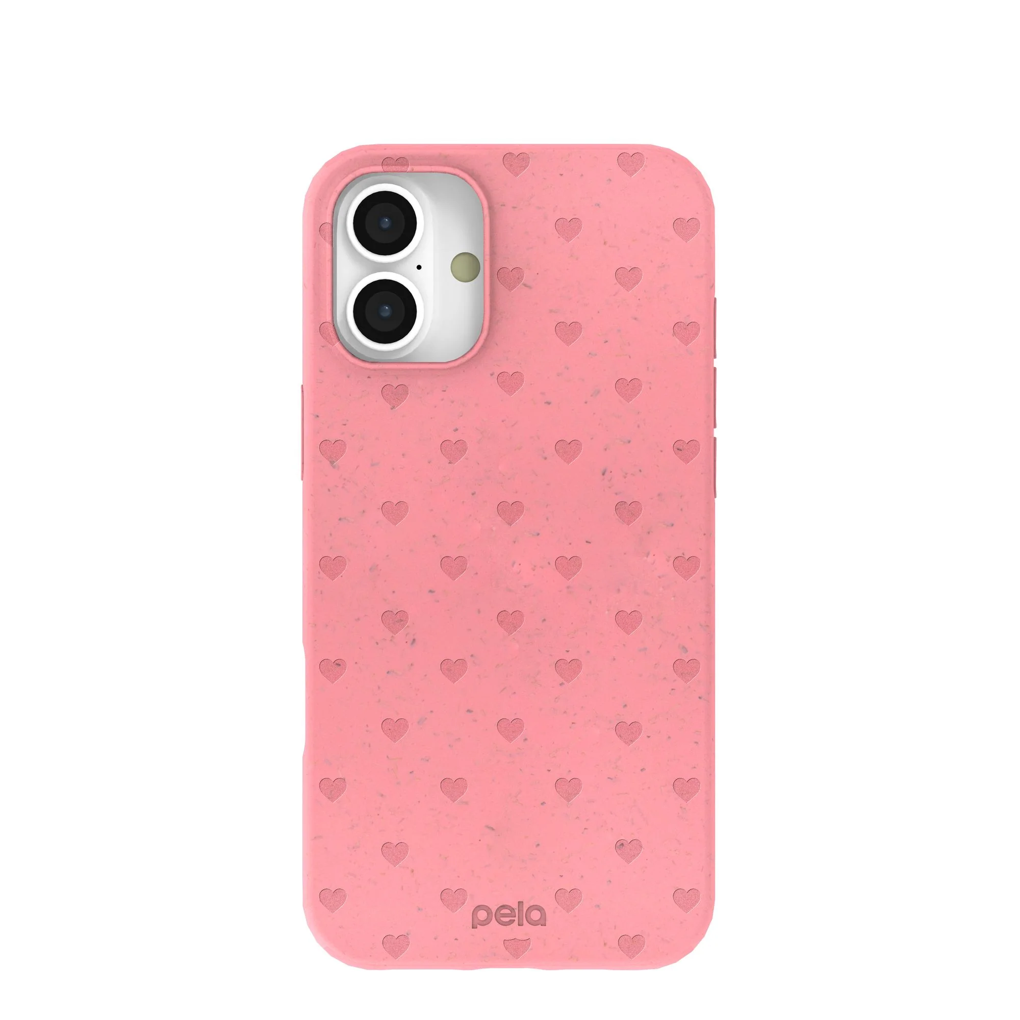Bubblegum Pink Hearts iPhone 16 Plus Case
