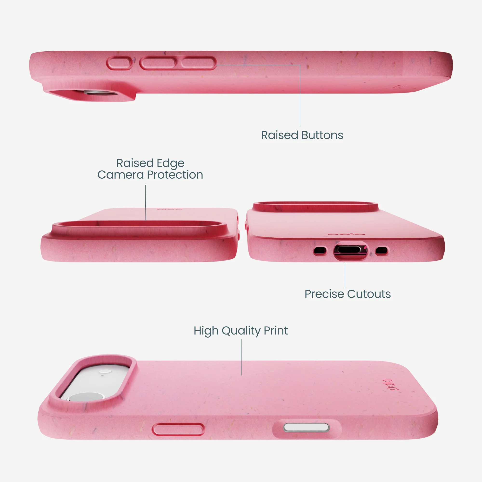Bubblegum Pink iPhone Air Case - Image 3