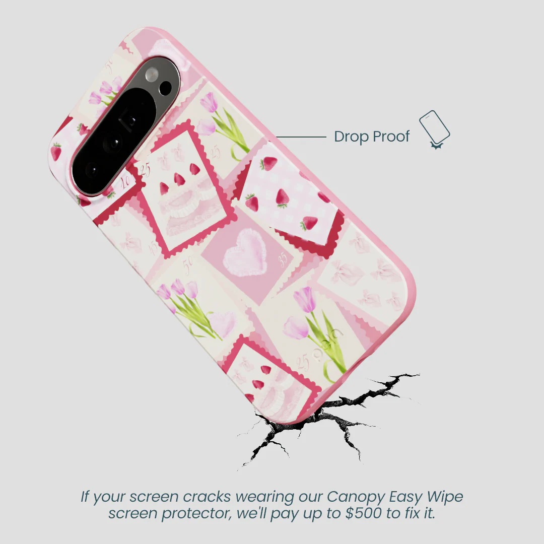 Bubblegum Pink Love Letters Google Pixel 10 Pro XL Case - Image 5