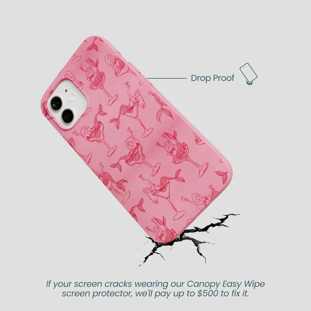 Bubblegum Pink Mermaid Cocktail iPhone 12/ iPhone 12 Pro Case - Image 5