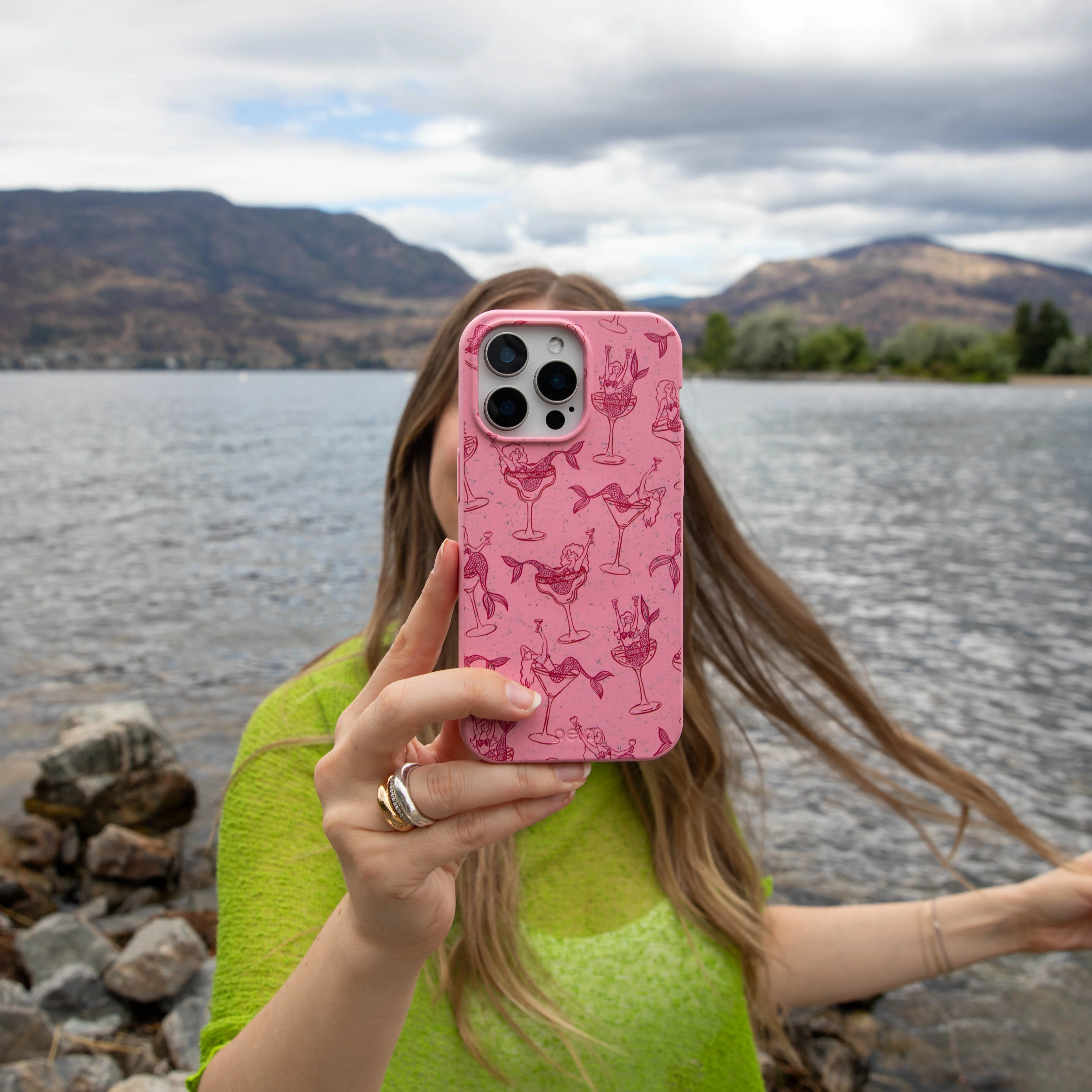 Bubblegum Pink Mermaid Cocktail iPhone 12 Pro Max Case - Image 2