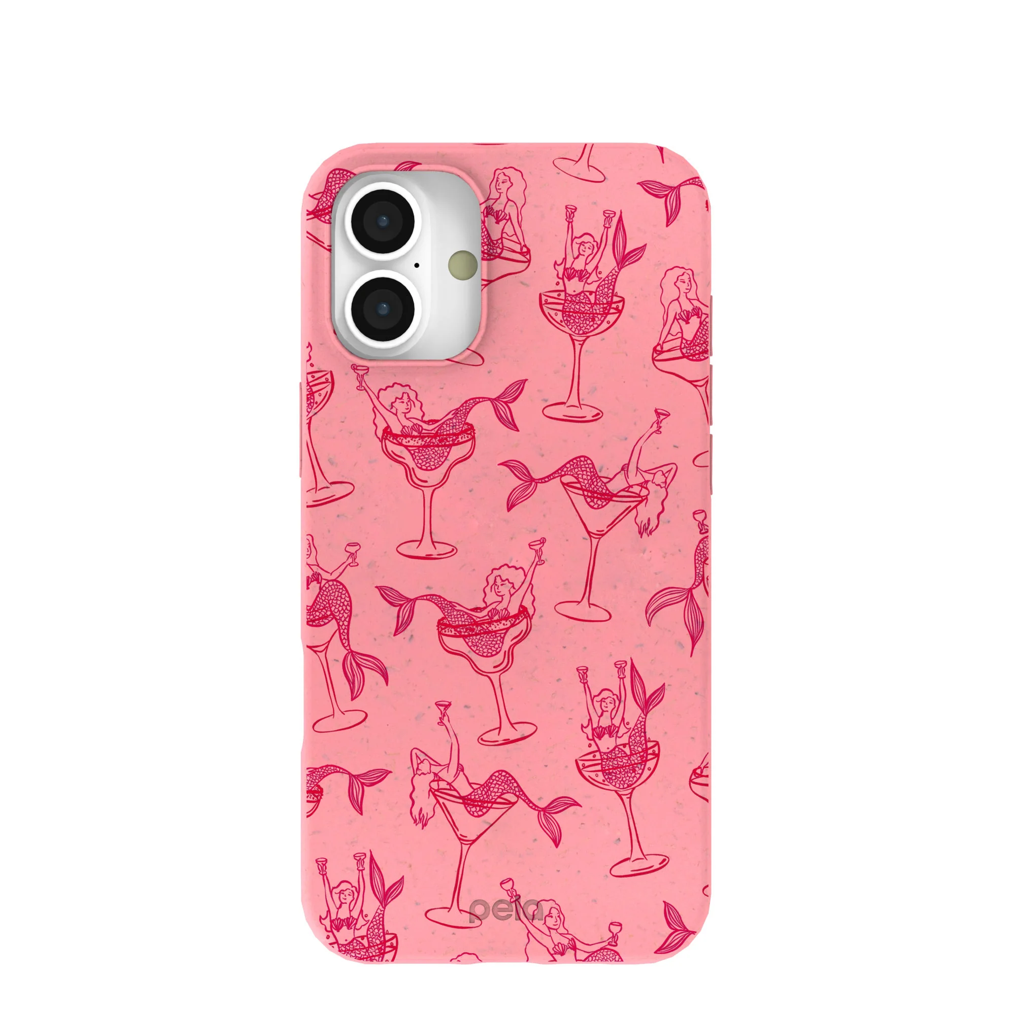 Bubblegum Pink Mermaid Cocktail iPhone 16 Plus Case