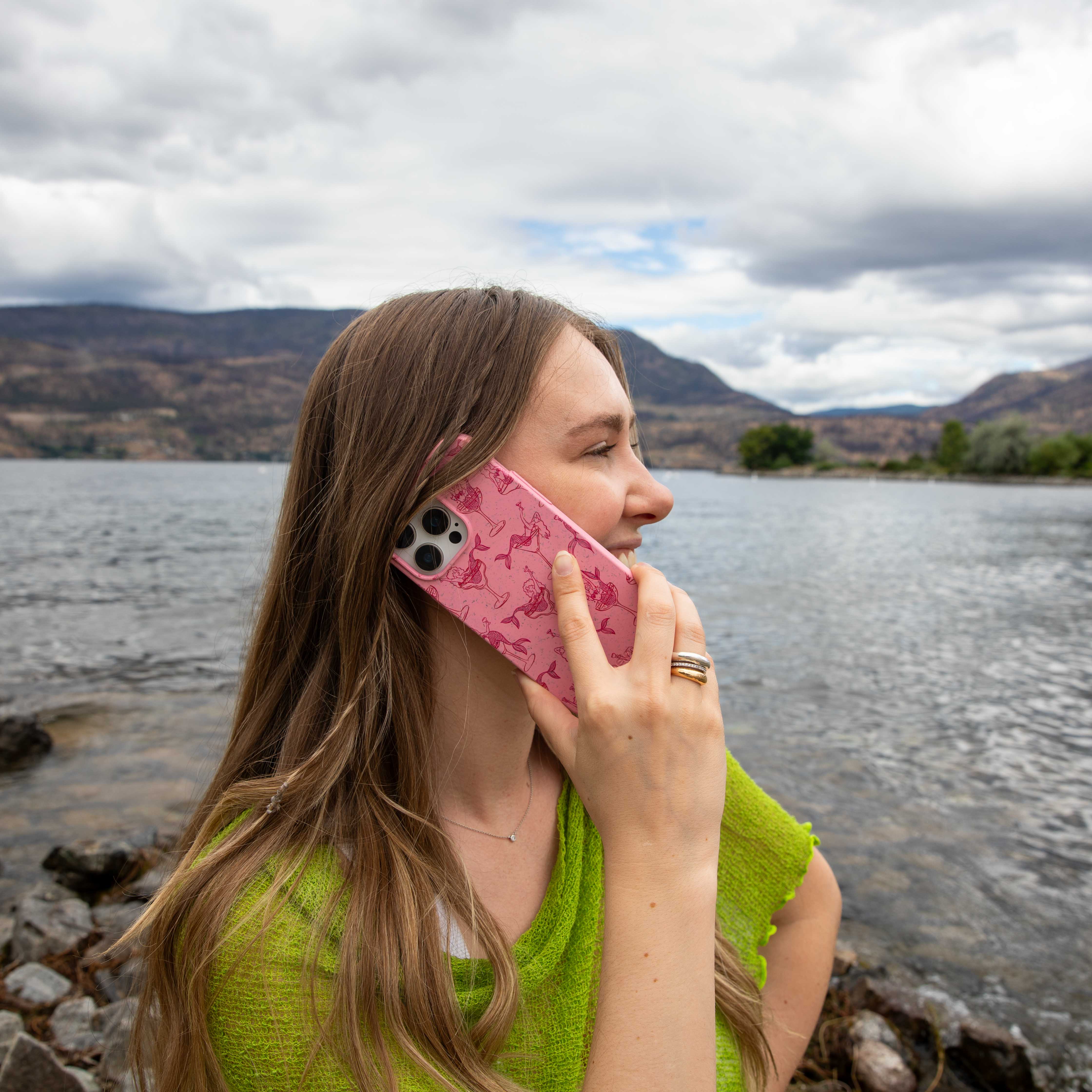 Bubblegum Pink Mermaid Cocktail Samsung Galaxy S23 Case - Image 6